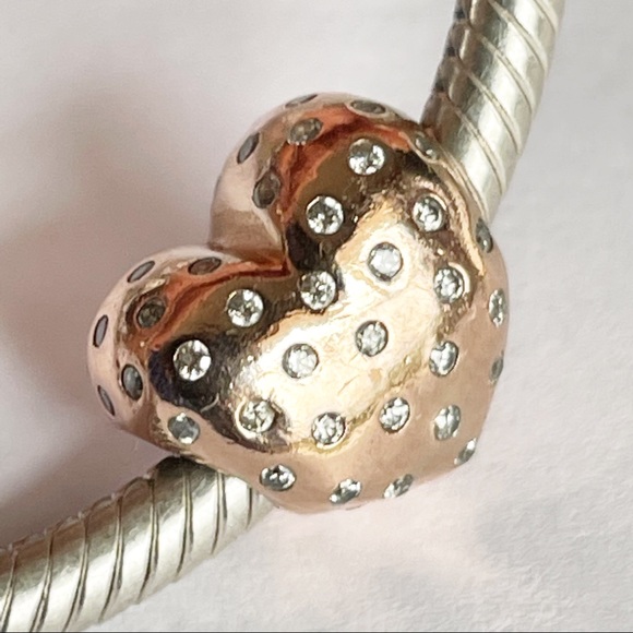 PANDORA Sparkle of Love Rose Charm - Picture 2 of 8